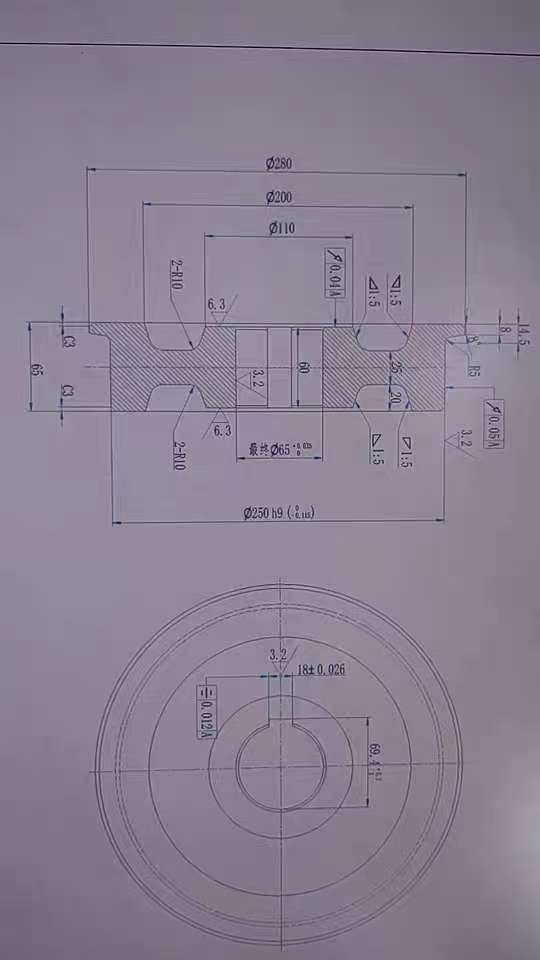 聚氨酯轨道包胶轮