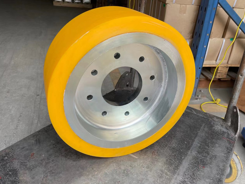 重型搬运平板车包胶轮