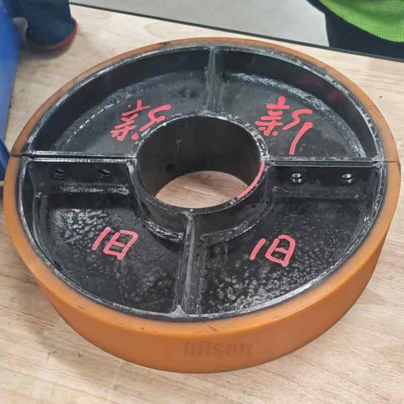 不含硅酮聚氨酯车轮在江苏某新能源喷涂车间的应用